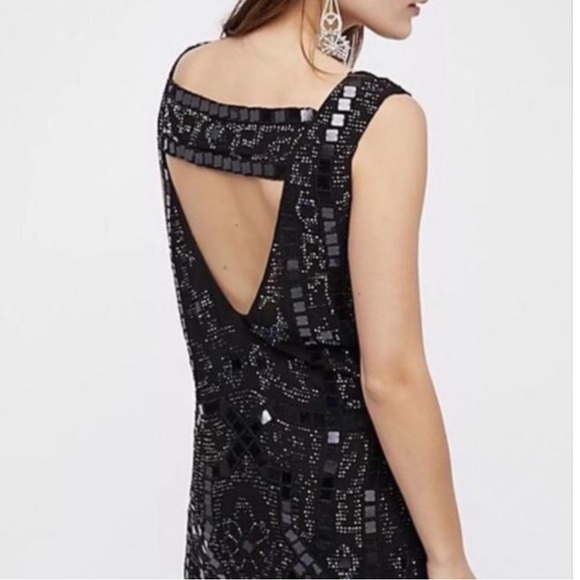 NWT Free People Embellished Mini Dress - Picture 3 of 7